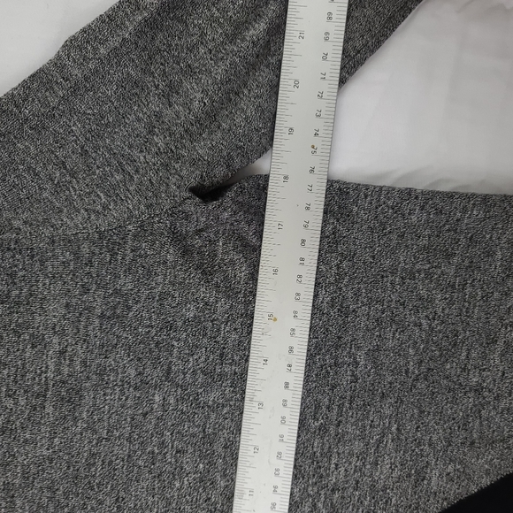 Calvin Klein Sweater Womens Small Asymmetric Tunic Color Block Black Gray - Picture 7 of 10